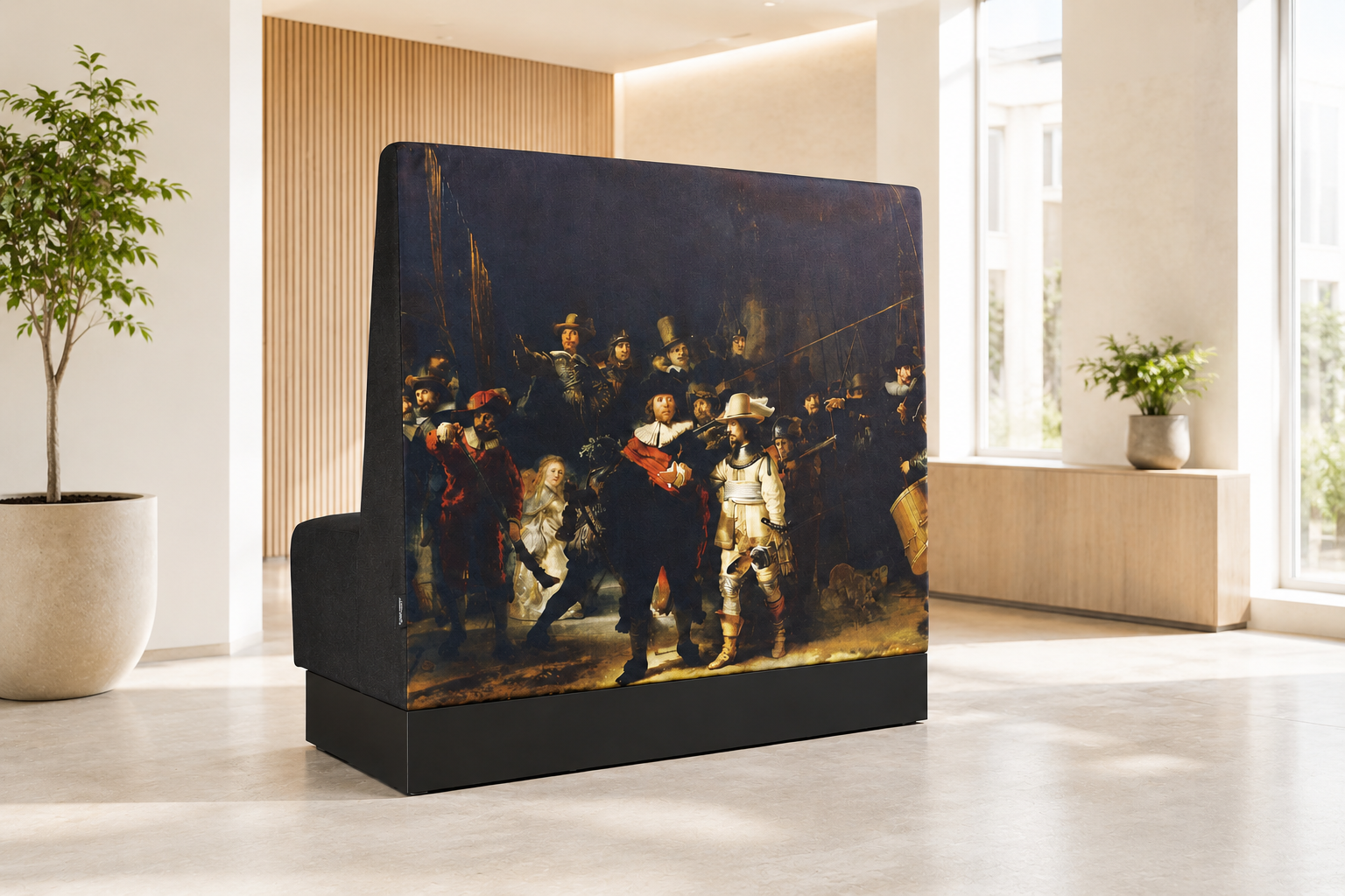 Rembrandt en De Nachtwacht in de werkomgeving