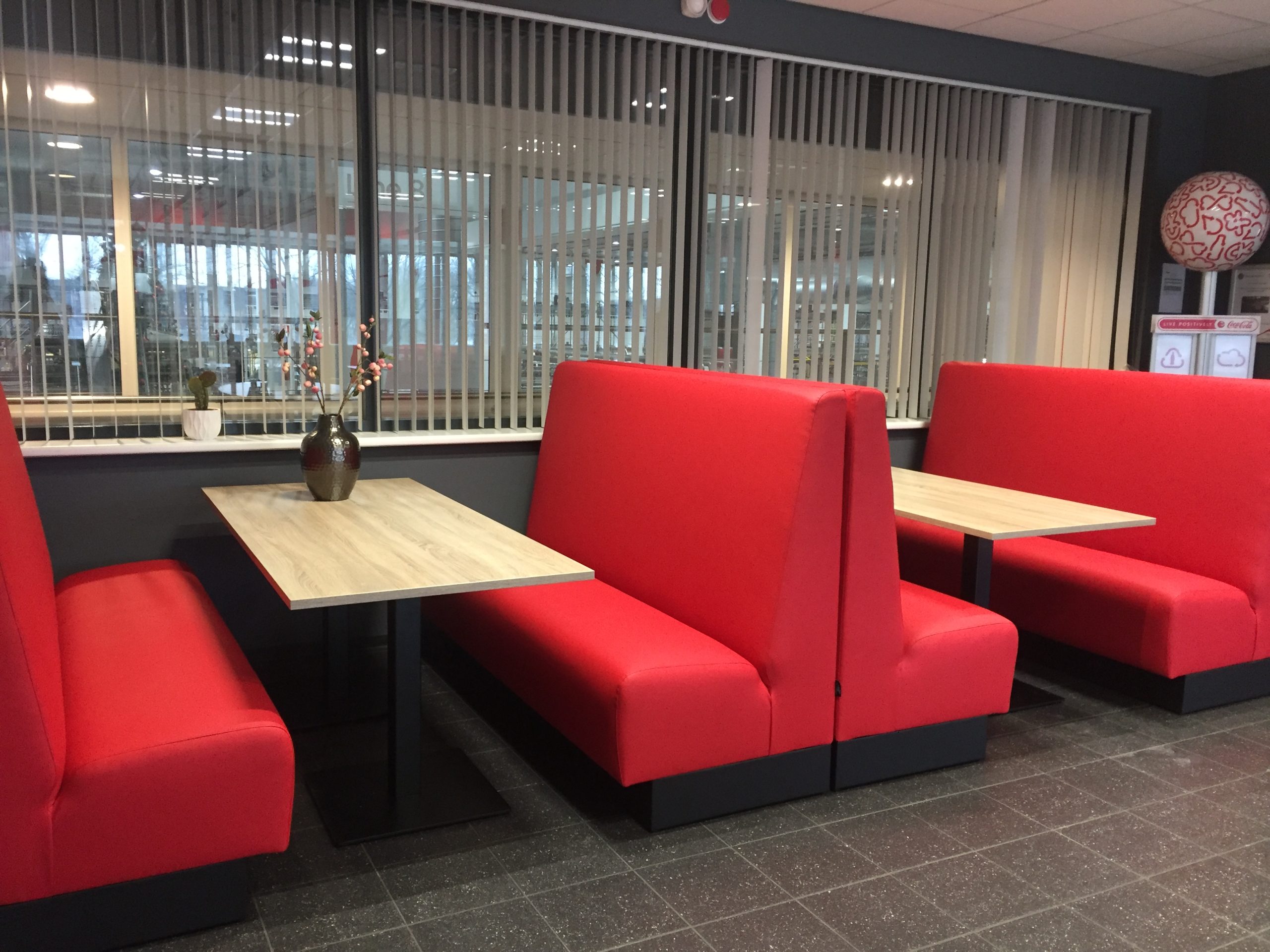 Kantine inrichting Coca Cola duurzaam