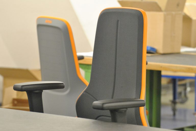 Sterke industriestoel stof Supertec
