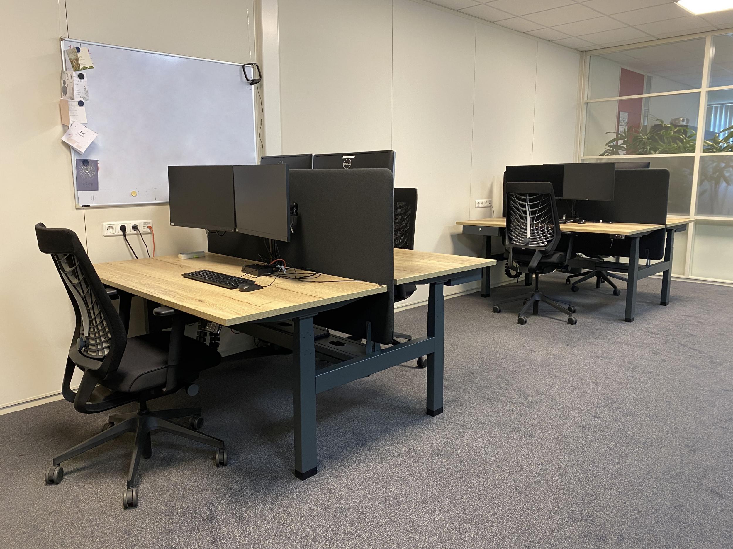 Elektrisch zit sta bureau duo