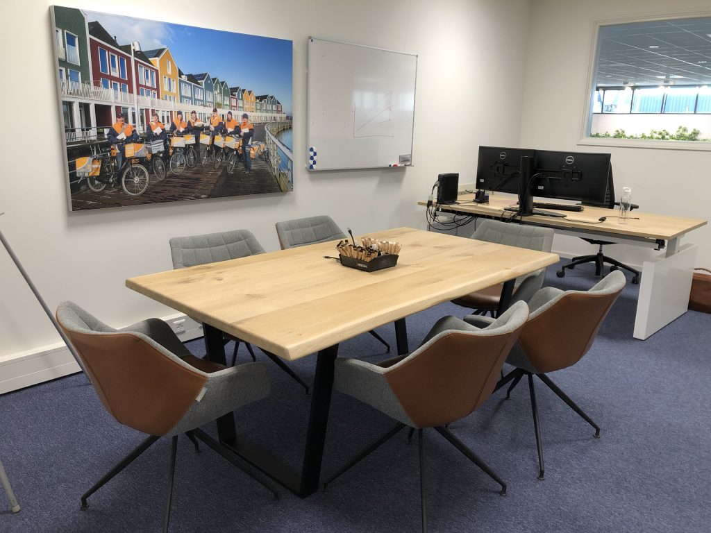 Massief houten tafel -en bureaublad