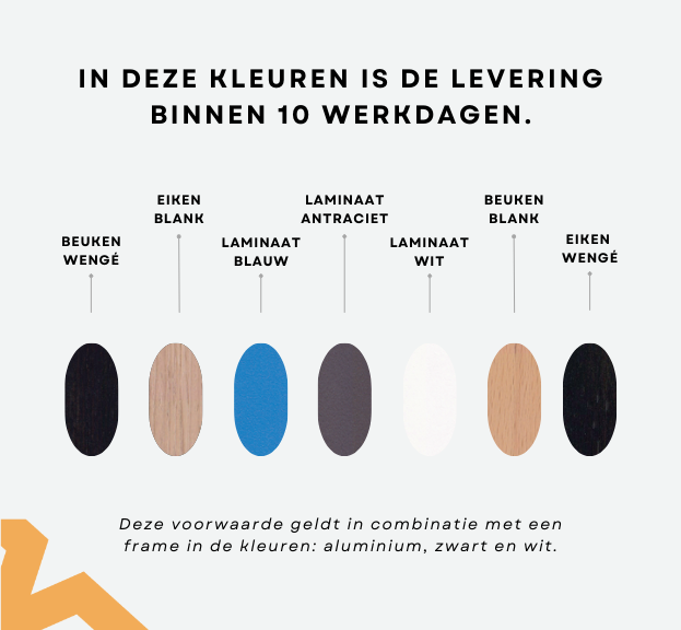 Stoel Oscar slede hout/laminaat - Afbeelding 7