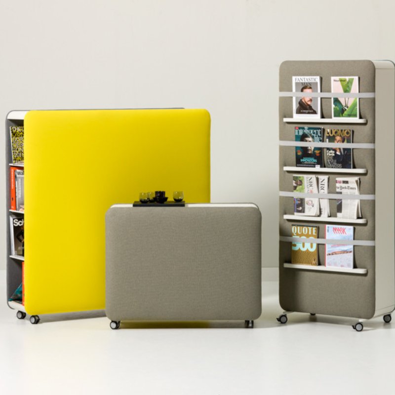 Verrijdbare akoestische scheidingswand Pillow Space