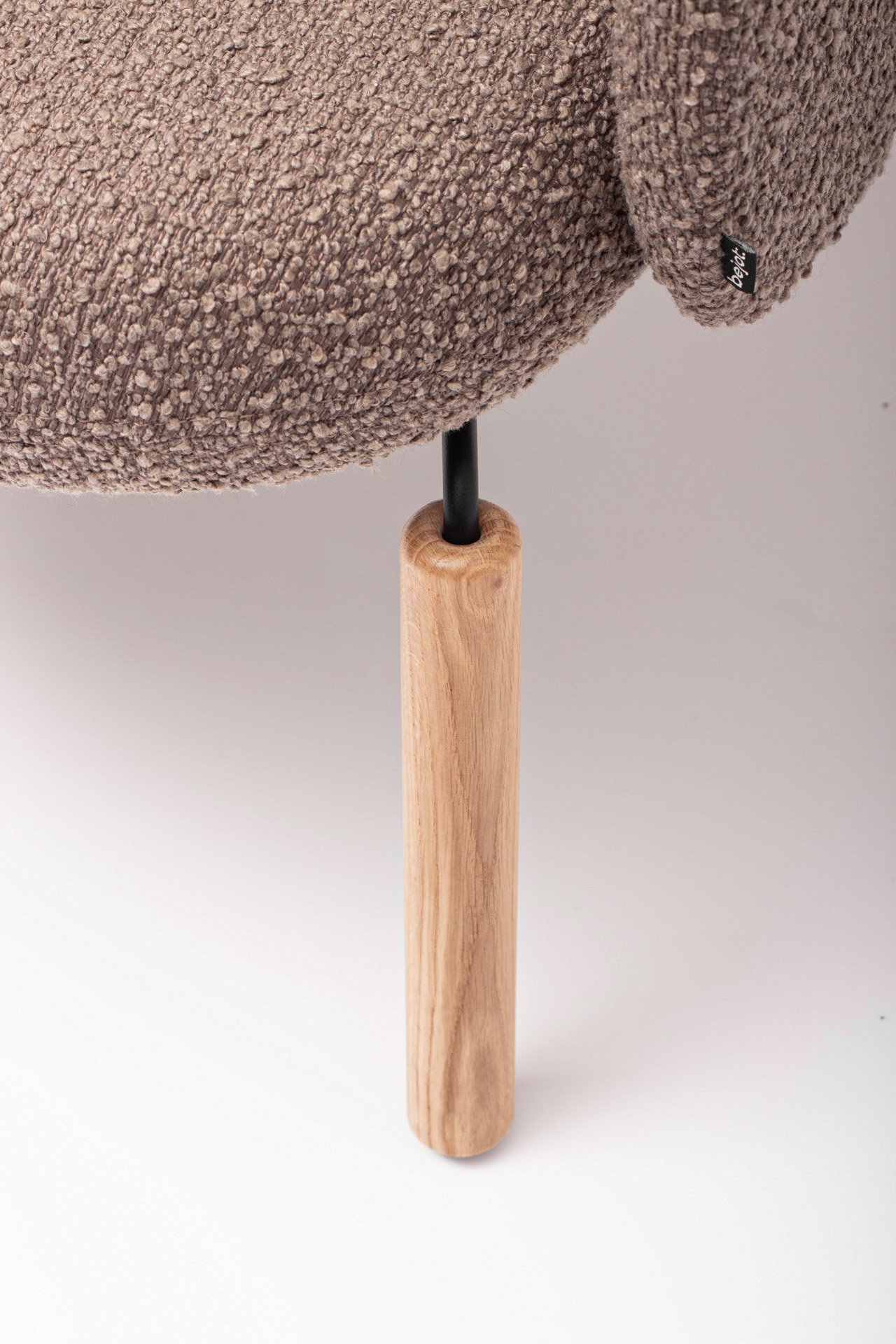 Stoel Flos 4-poot hout - Afbeelding 4