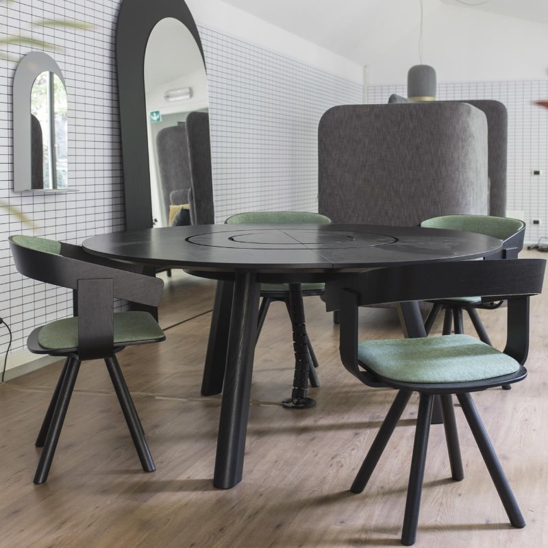 buzzispace buzzipicnic ronde vergadertafel