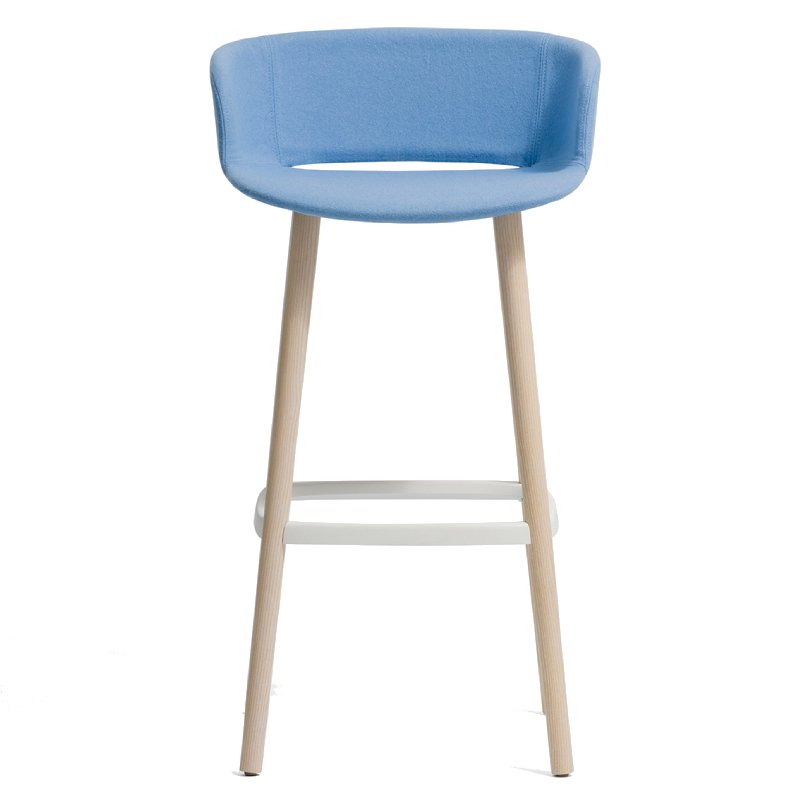 Hoge kruk babila blauw