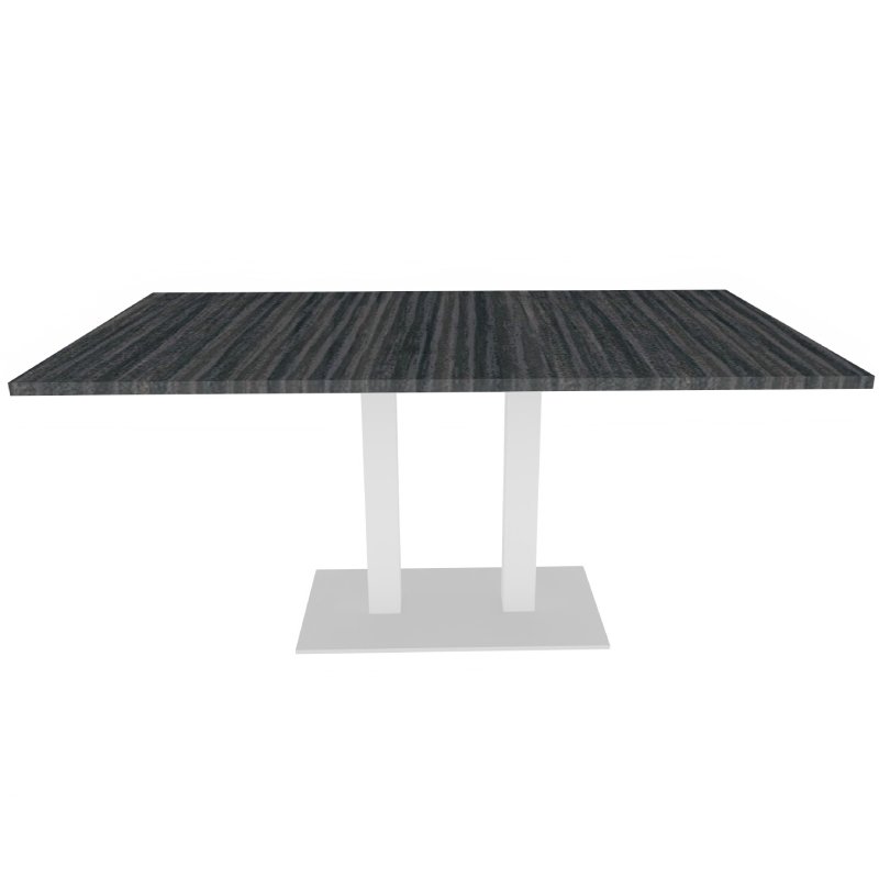 kolomtafel met dubbele kolompoot