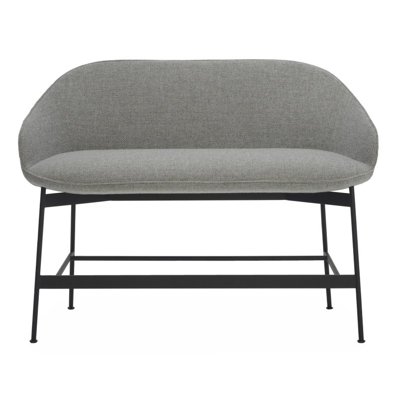Marina mini bank met metalen frame