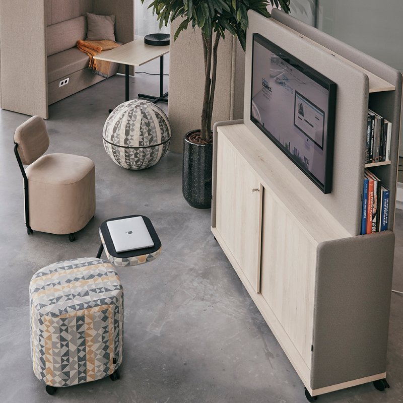 Akoestische roomdivider Moving Wall Media