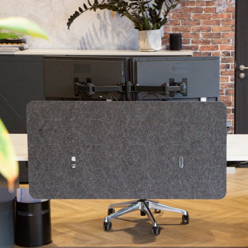 Akoestisch bureau scheidingspaneel