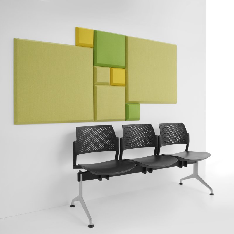 Akoestisch wandpaneel Silent Block 3D