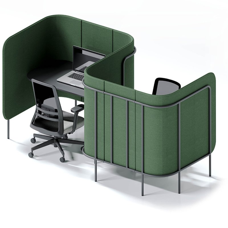 Akoestische duo werkplek Leaf Pod