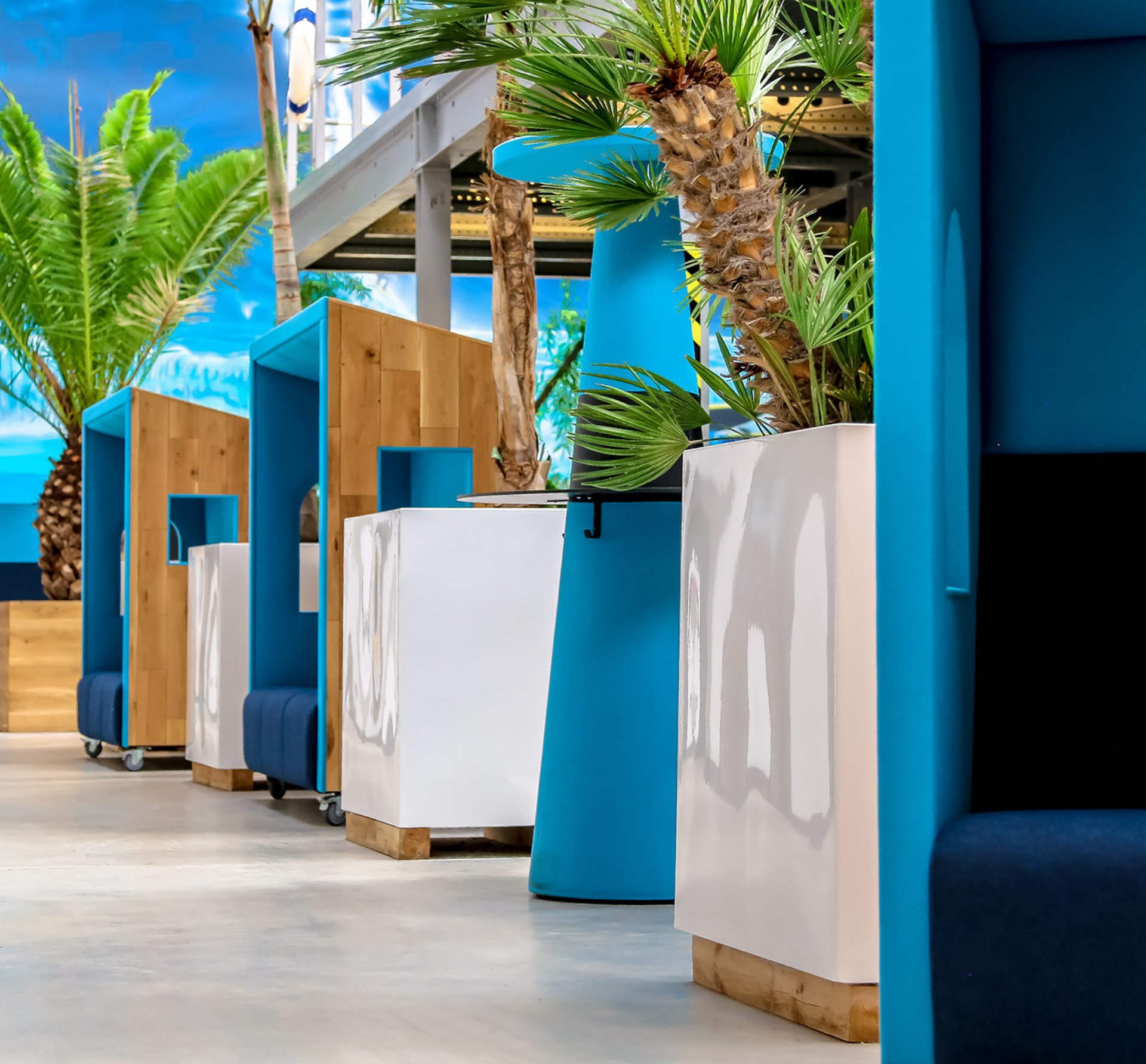 Akoestische huisjes beachhouse