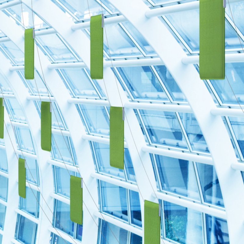 Akoestische panelen groen