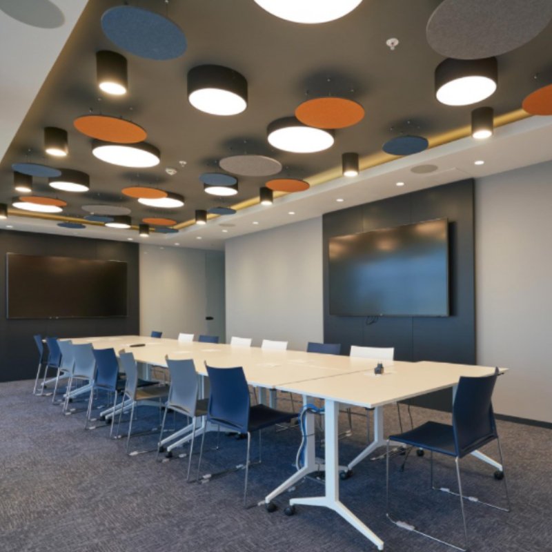 Akoestische panelen rond
