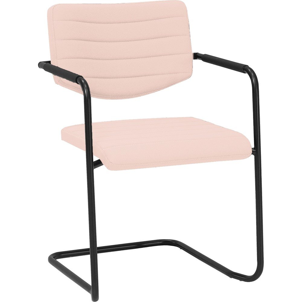 Comfortabele stoel met slede frame