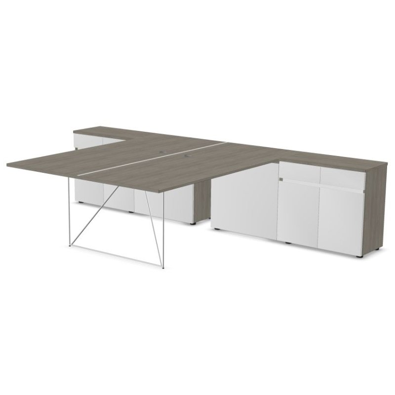 tweepersoons bureau tafels op maat