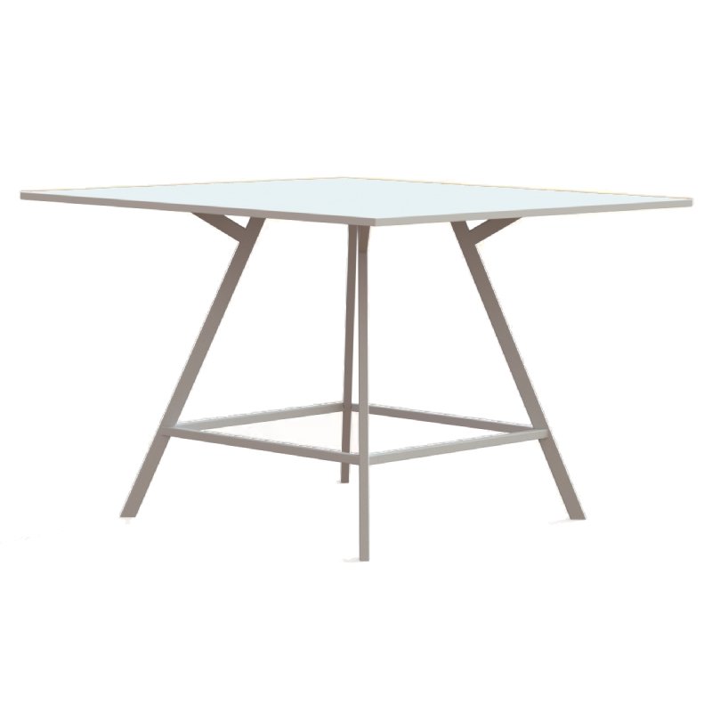 Hoge tafel Bridge wit