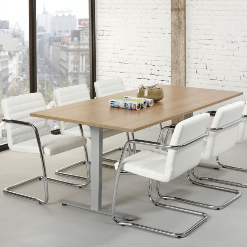 Rechthoekige vergadertafel 6 personen