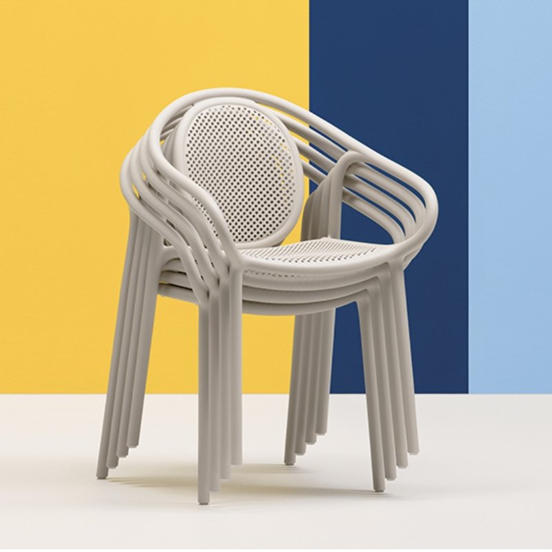 duurzame kantoorinrichting eco vriendelijke stoel remind uit gerecycled materiaal