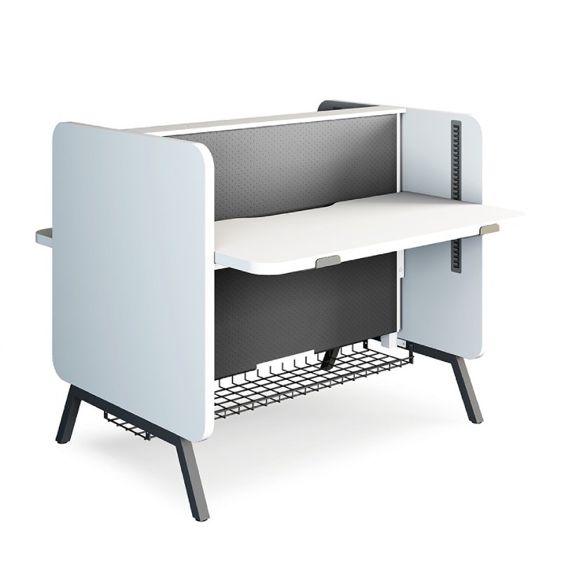 Duo zit sta bureau Stand Up