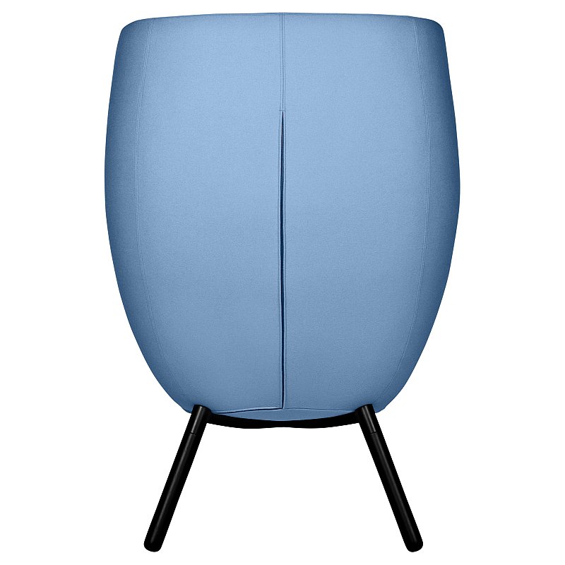 Fauteuil Moai houten poten