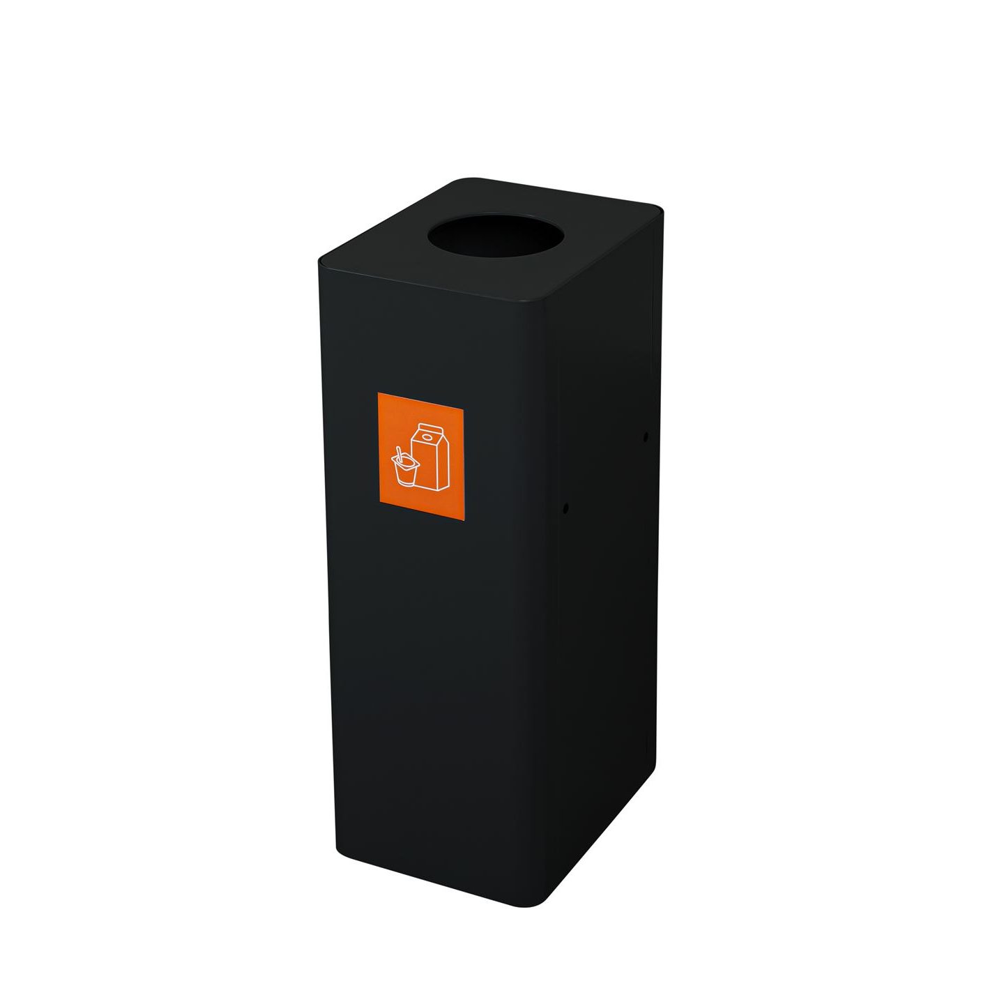 Modulaire afvalbak 60 liter zwart