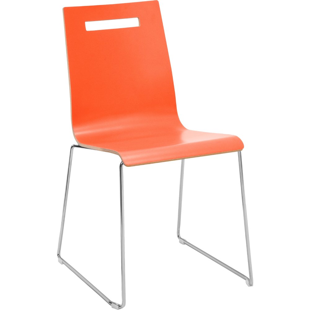 Houten kantinestoelen