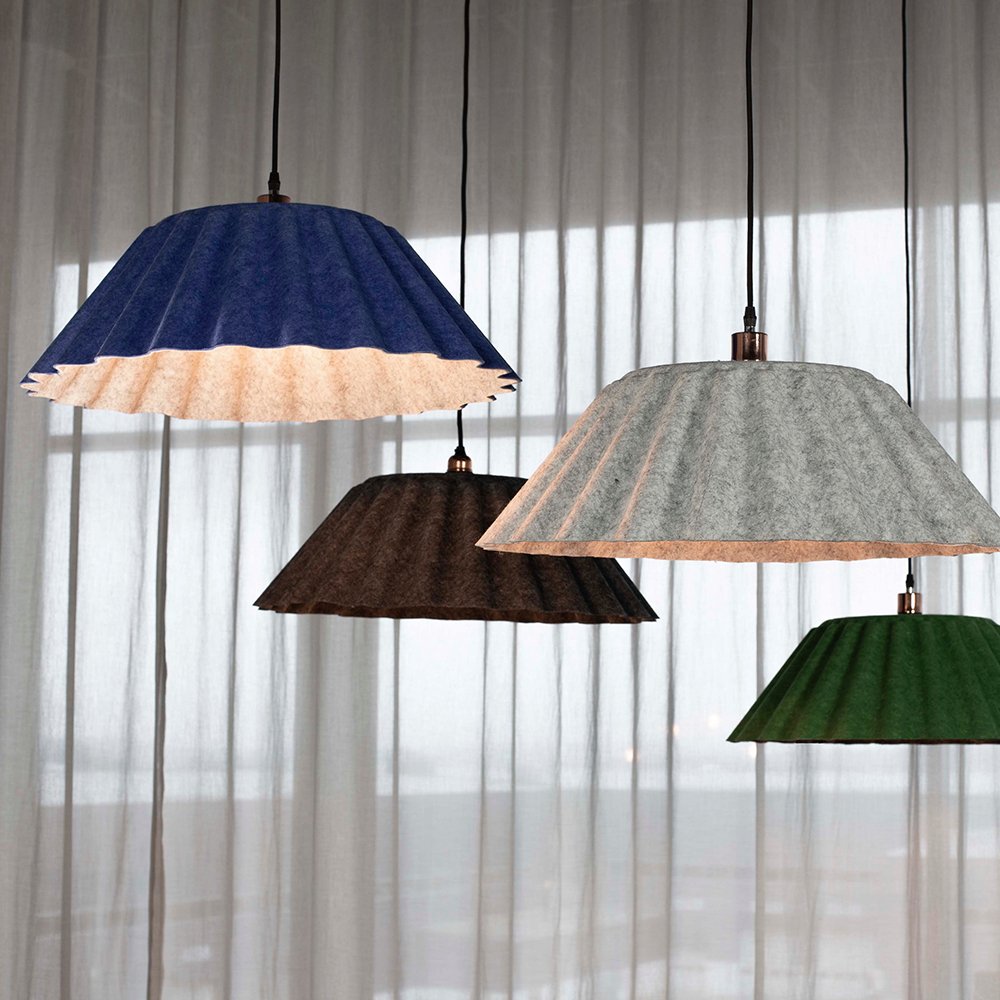 Silent pendant lamp