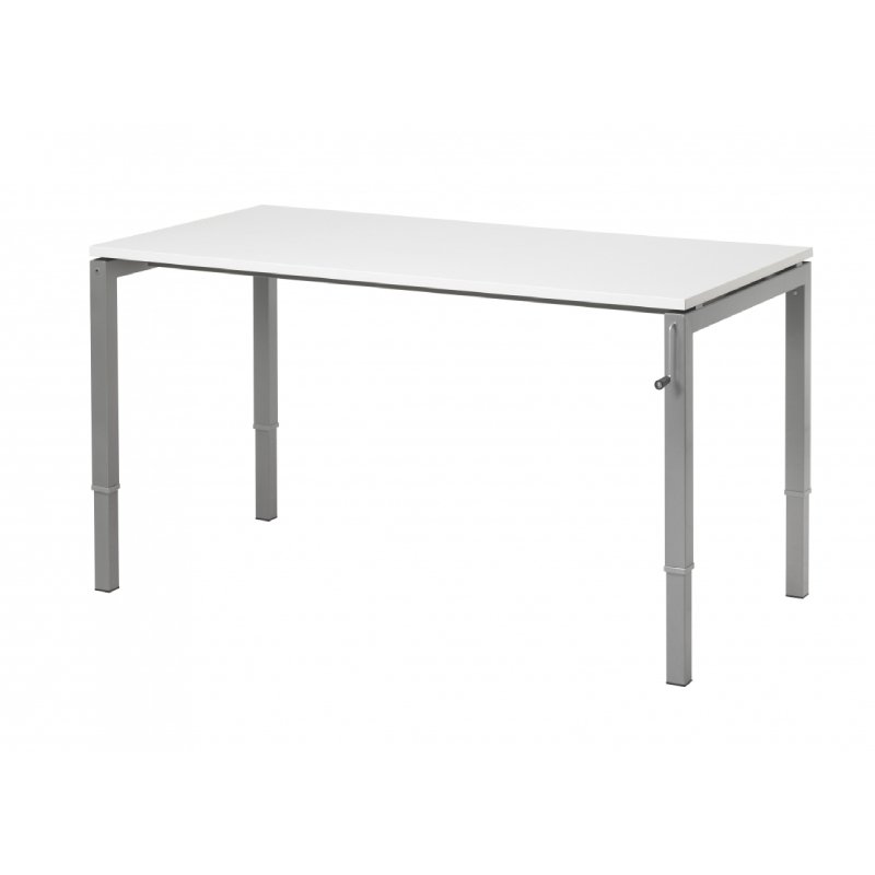 Quartet slinger verstelbaar bureau wit