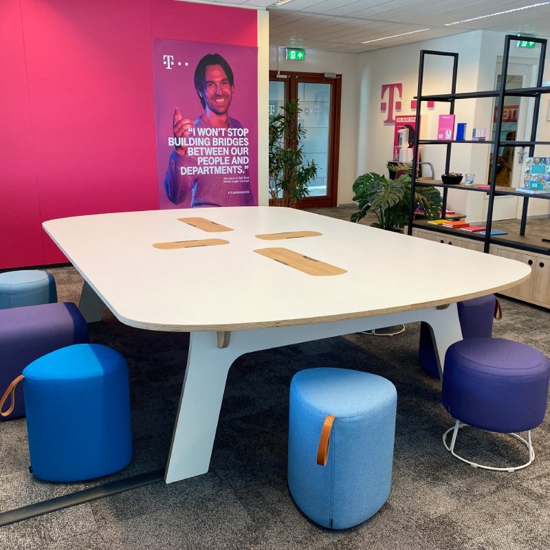 Blog tafel aanlandplek bij T-mobile