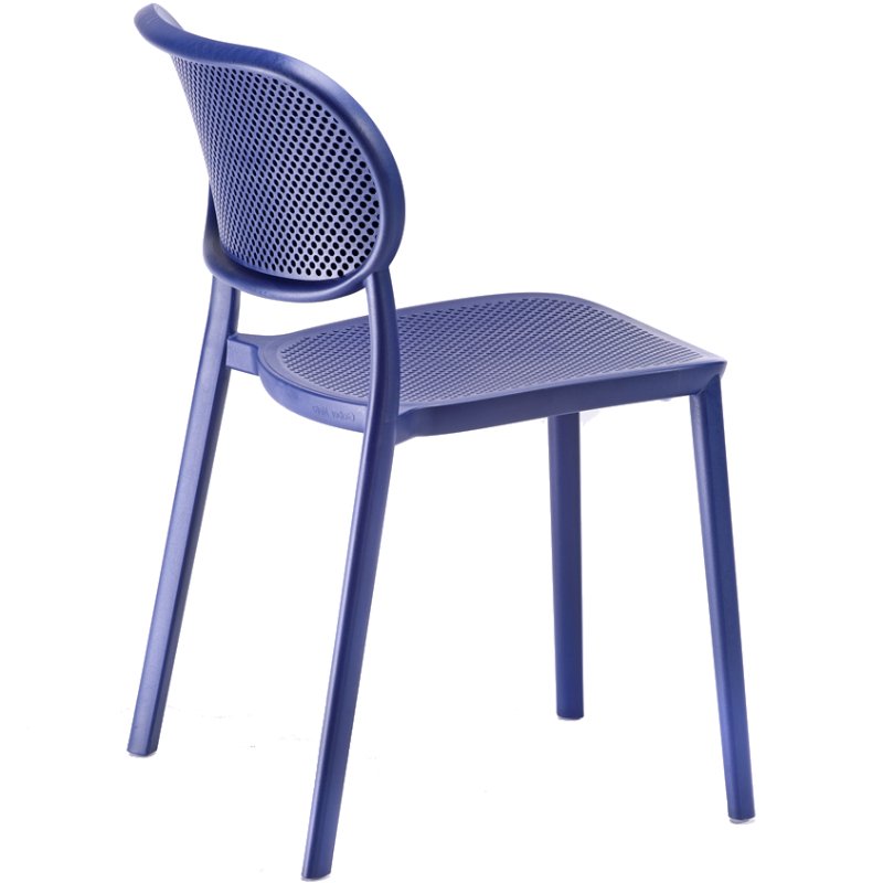 kantinestoel blauw hailey