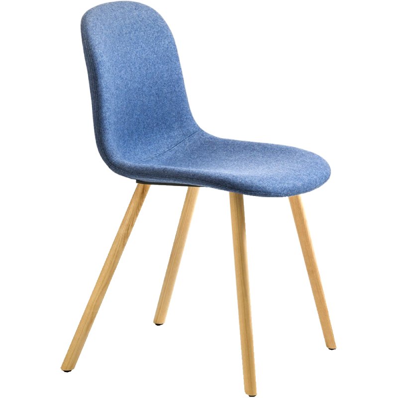 Stoel Mani Hout Gestoffeerd