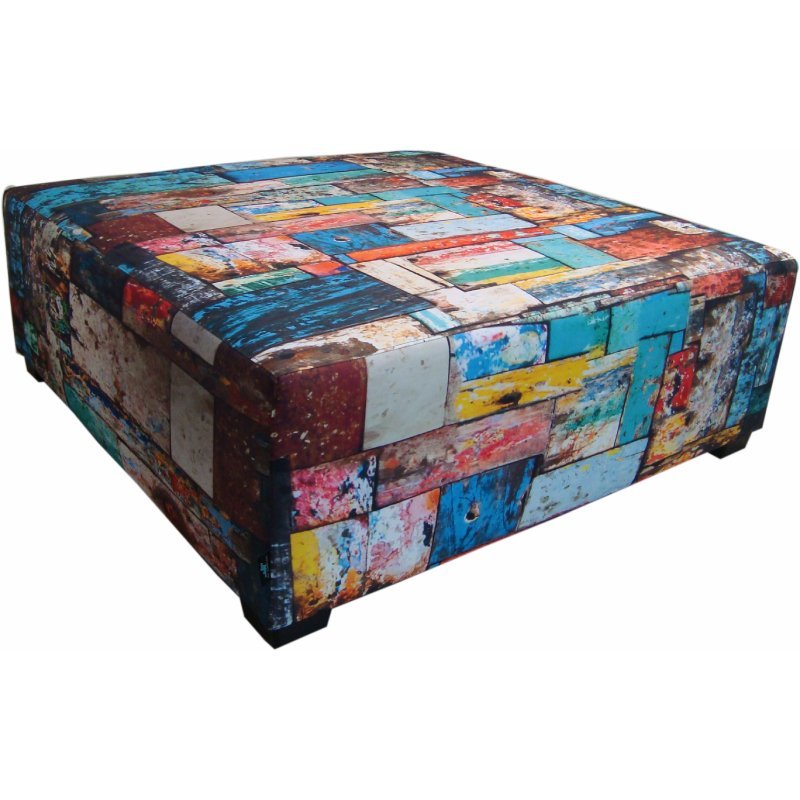 Hocker hout mix