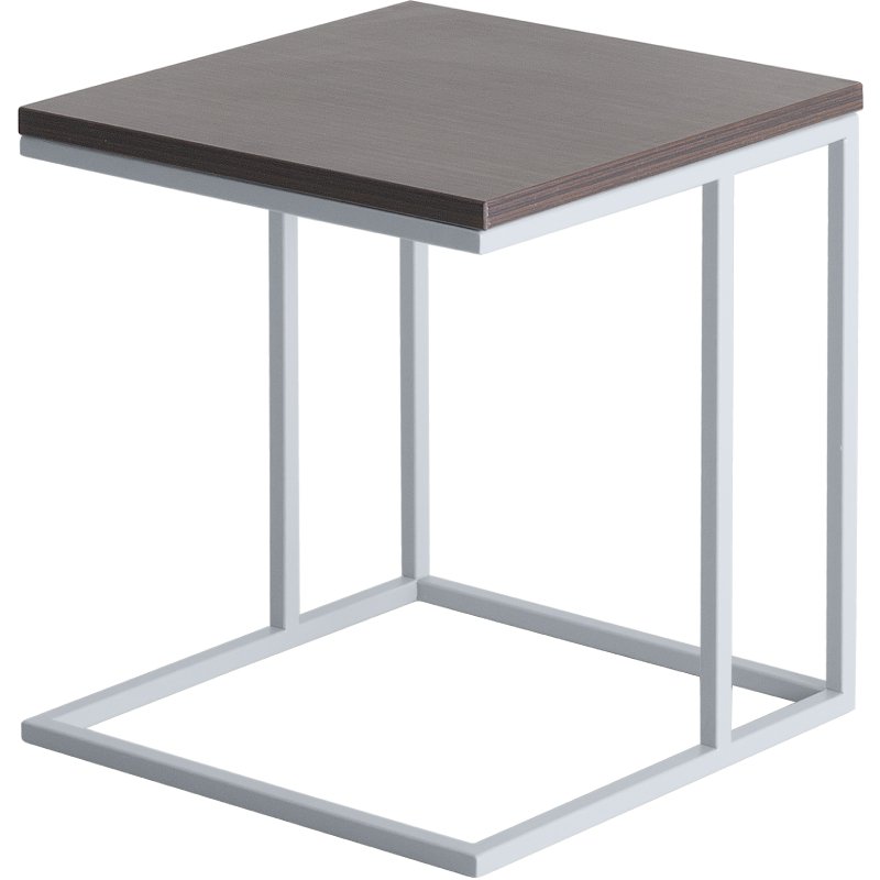 ontvangsttafel vierkant met houten blad
