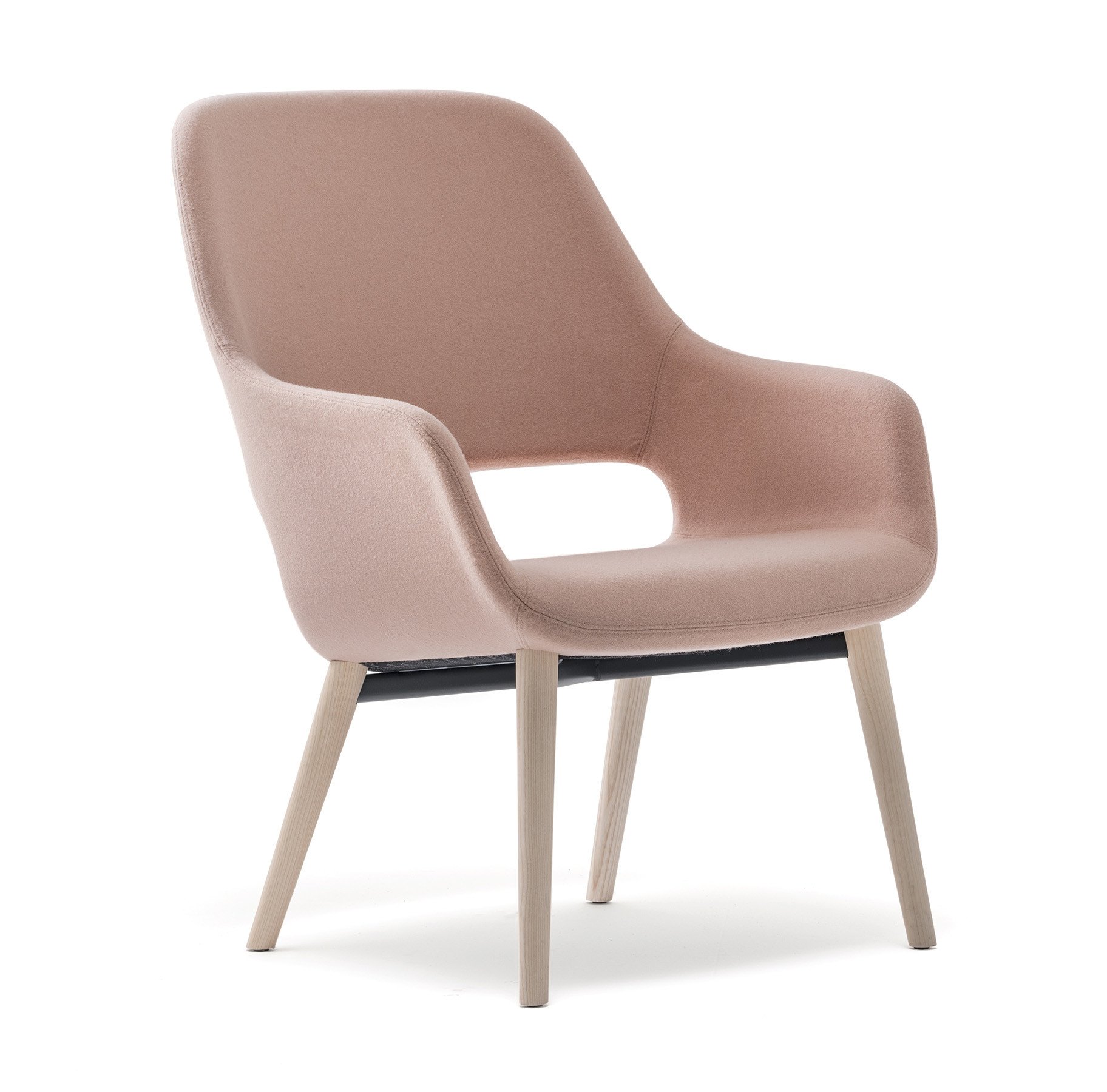 Roze luxe fauteuil