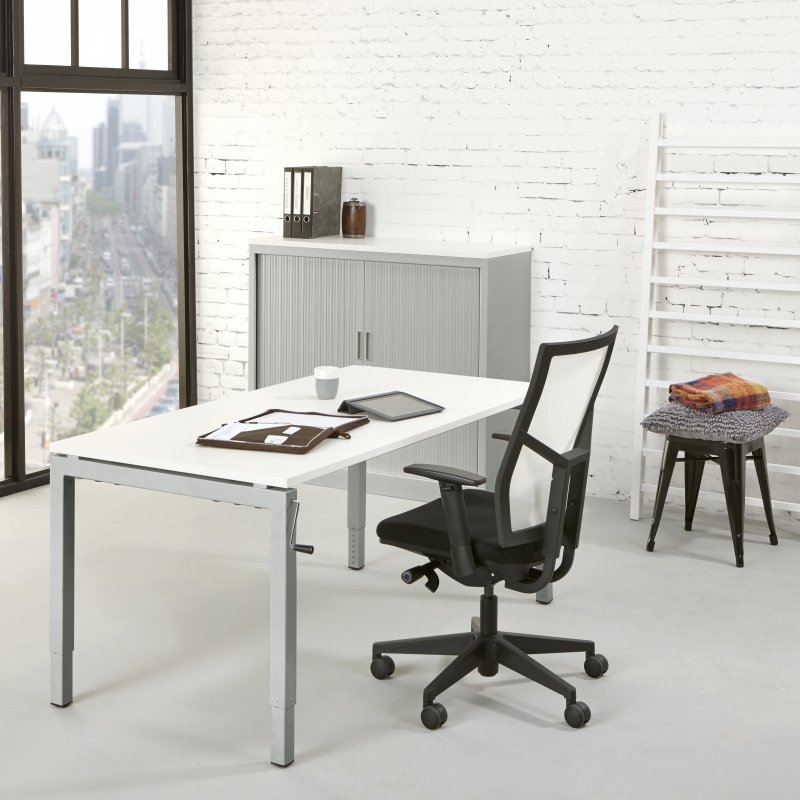 Qust slinger bureau aluminium