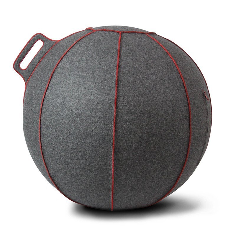 Vilten zitbal - Grey