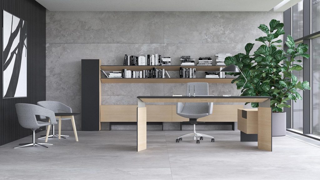 Luxe kantoorinrichting directiebureau move