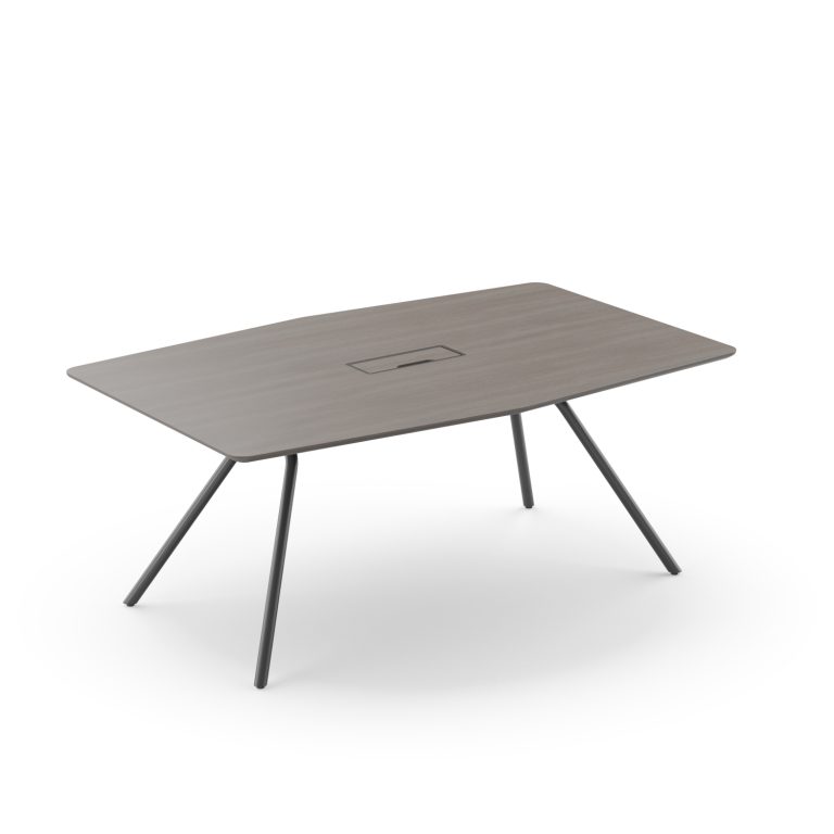 Vergadertafel Arqus bootvorm