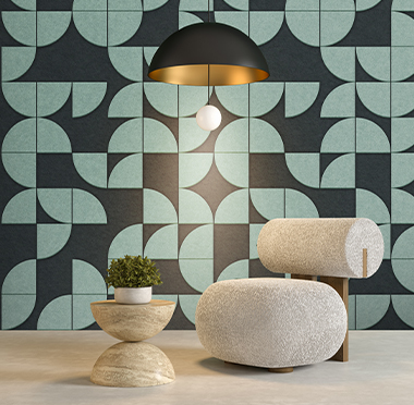 Akoestische Wandbekleding Geo Paneel