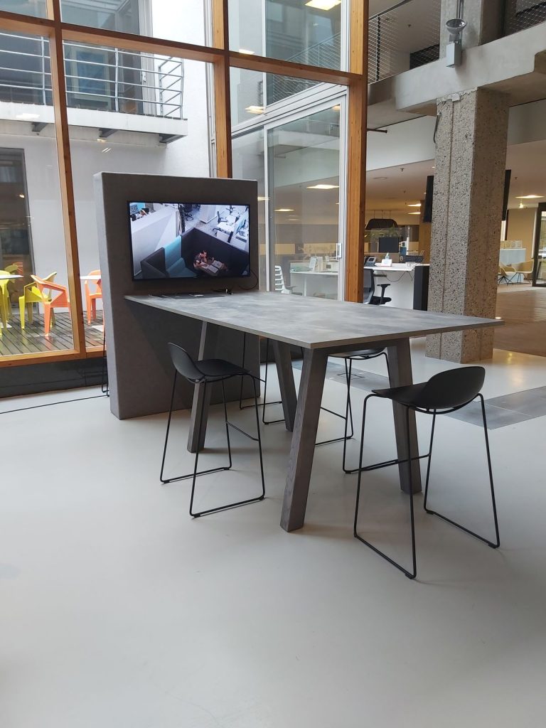 Screenshare vergadertafel van Markant Office