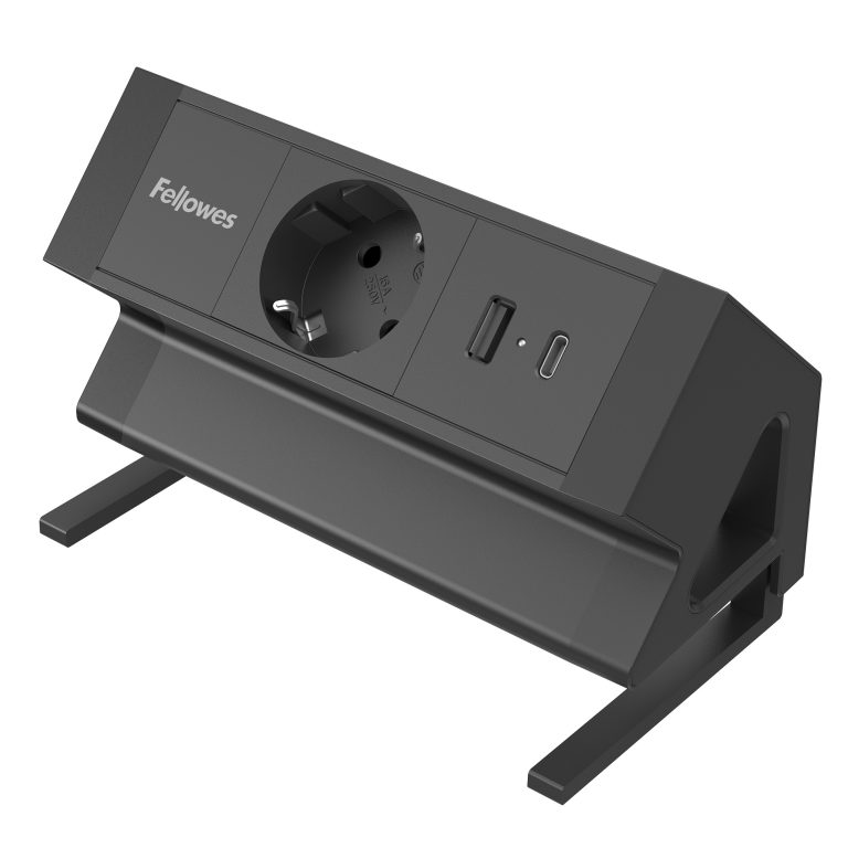 Bureaustekkerdoos Fellowes 1X stroom+ USB A/C