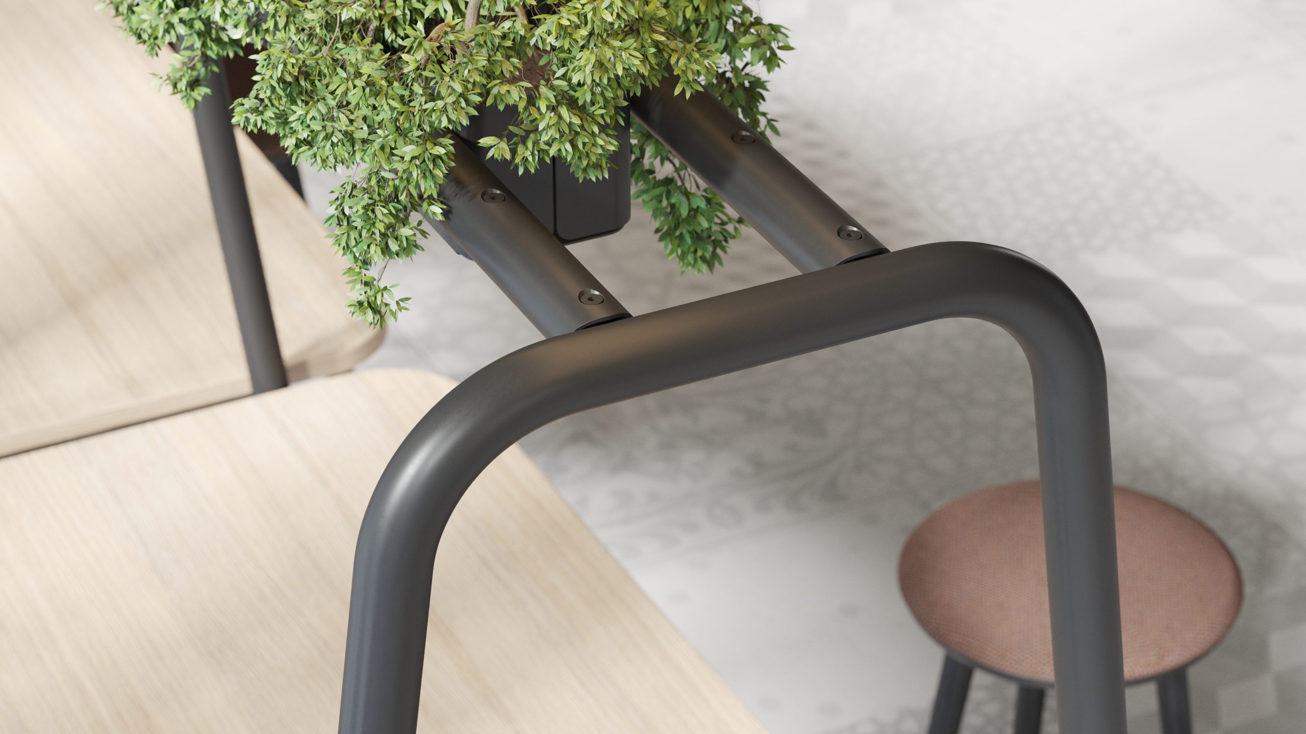 Kantinetafel Round Multipurpose - Afbeelding 3