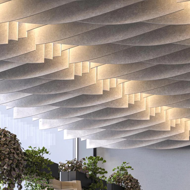 Akoestische plafonpanelen acoustic artwork
