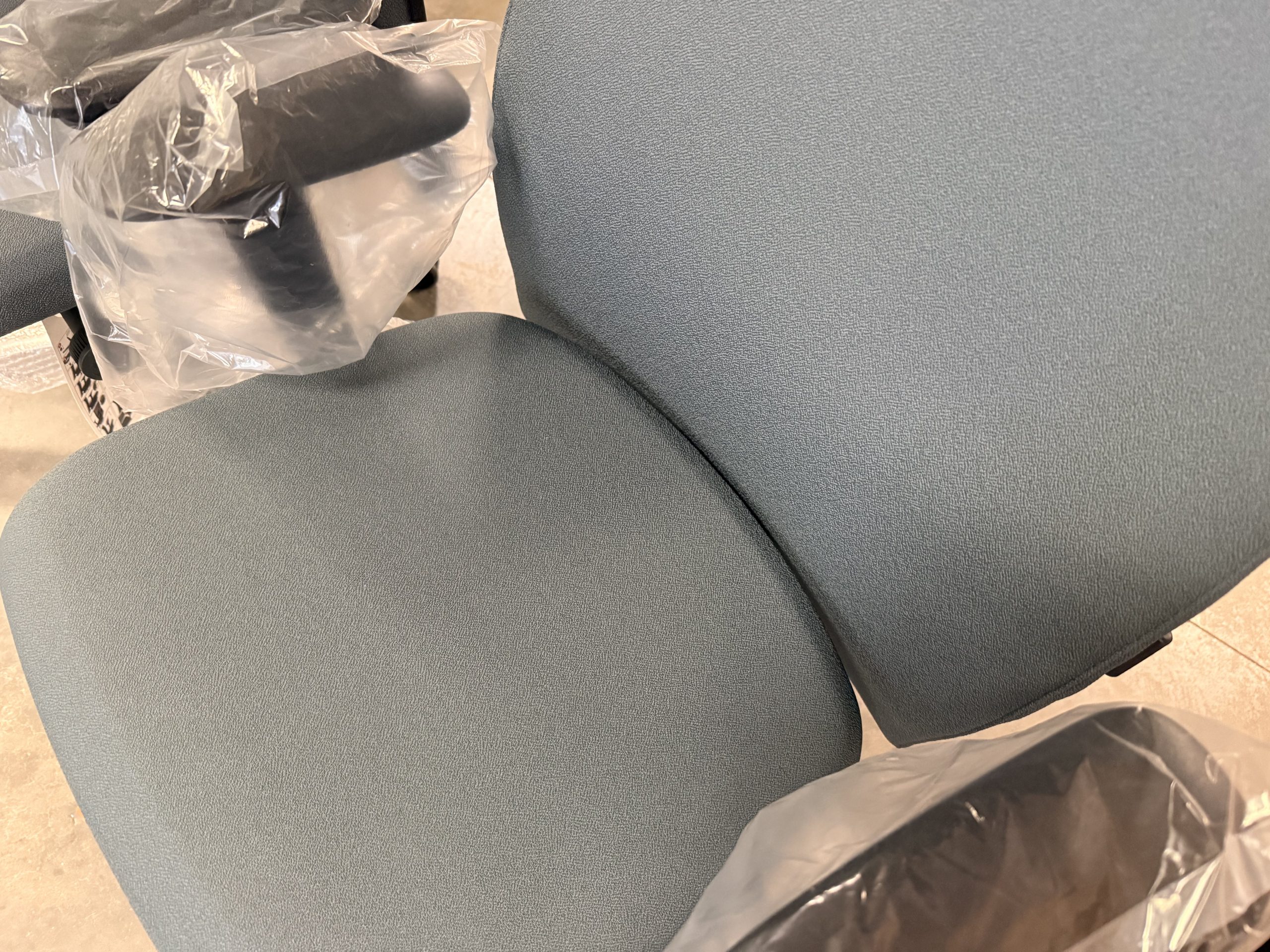 Outlet: Grijze LX114 bureaustoel 2 stuks - Afbeelding 3