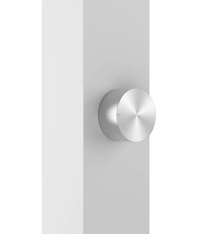 Vloerlamp Inluma 1 wit draaiknop detail