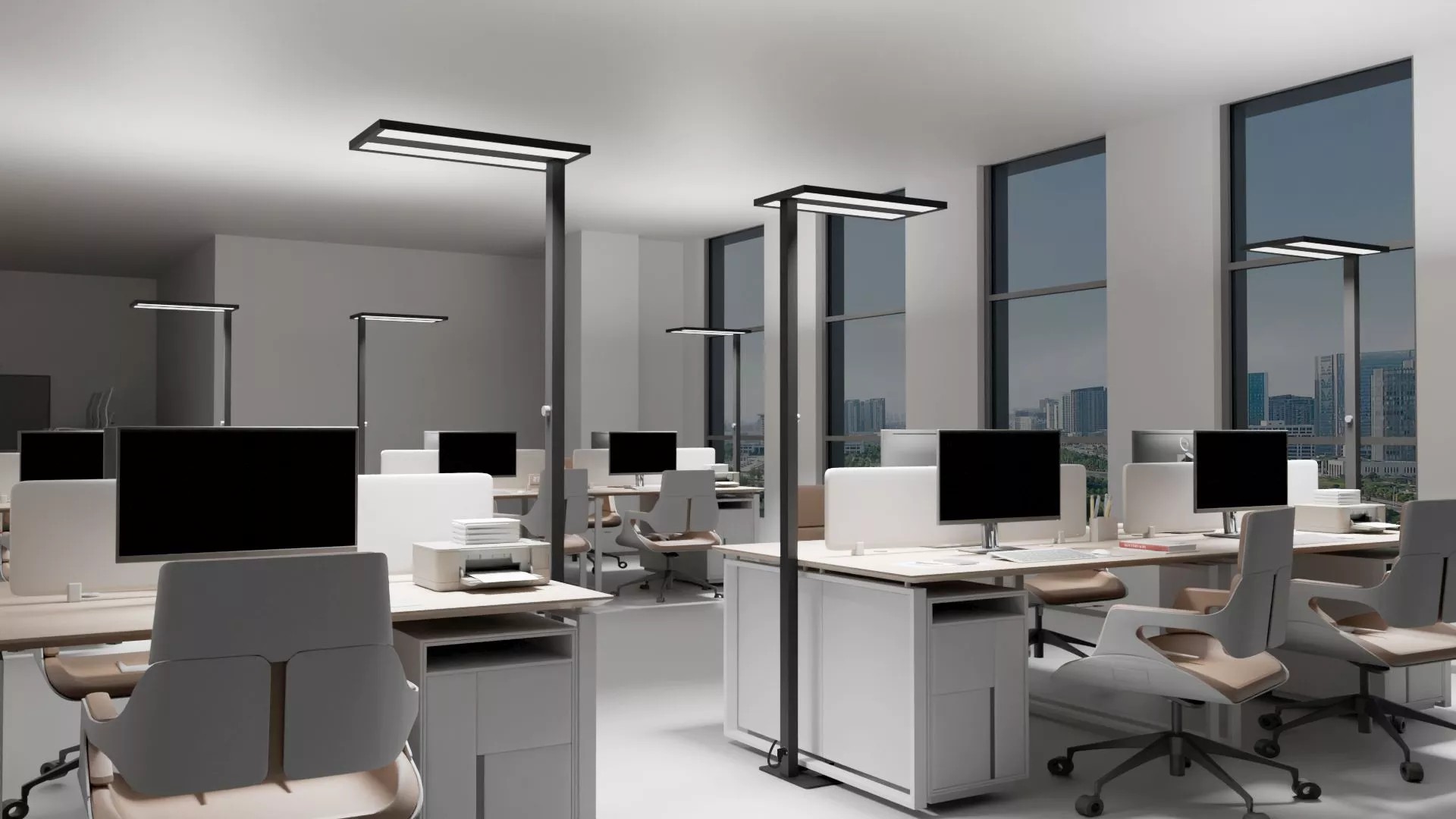 Sfeerafbeelding vloerlamp Inluma