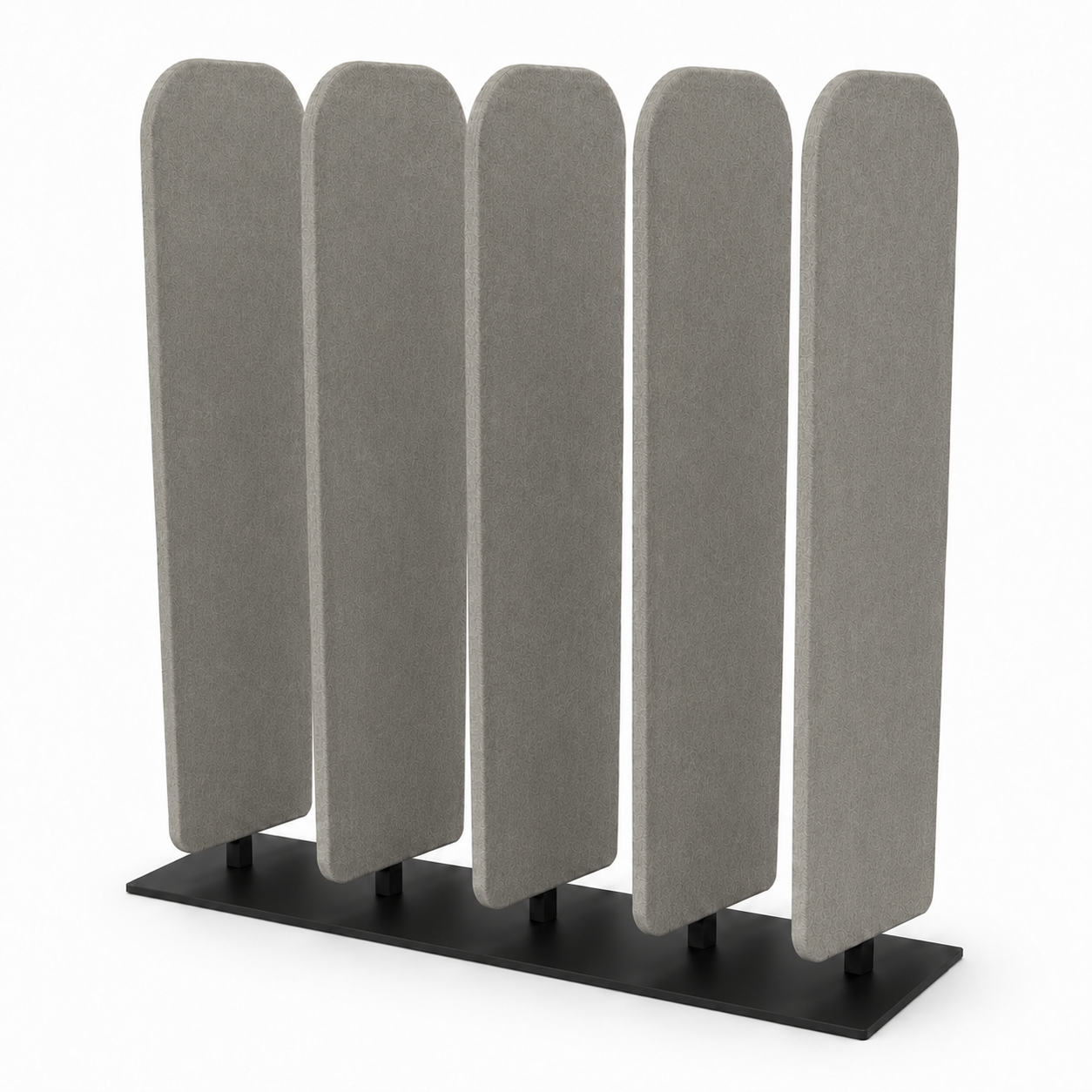 Akoestische lamellen divider met ronde hoeken Large - Afbeelding 2