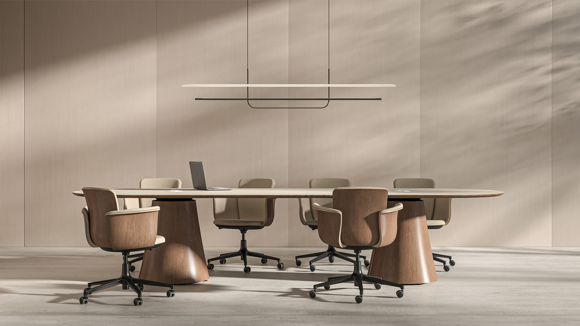 Grote vergadertafel Botany - Afbeelding 9